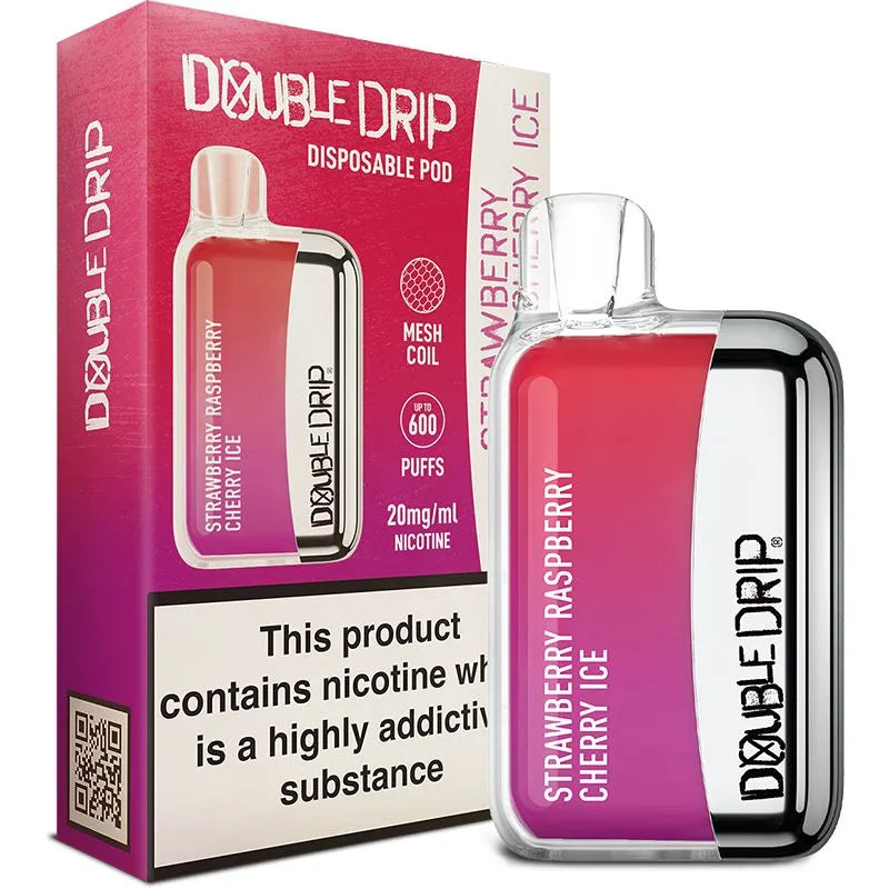 Buy Double Drip Strawberry Raspberry Cherry Disposable Vapes