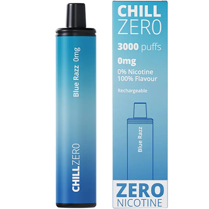 Chill Zero 3000 Blue Razz Rechargeable Disposable Vape 7ml