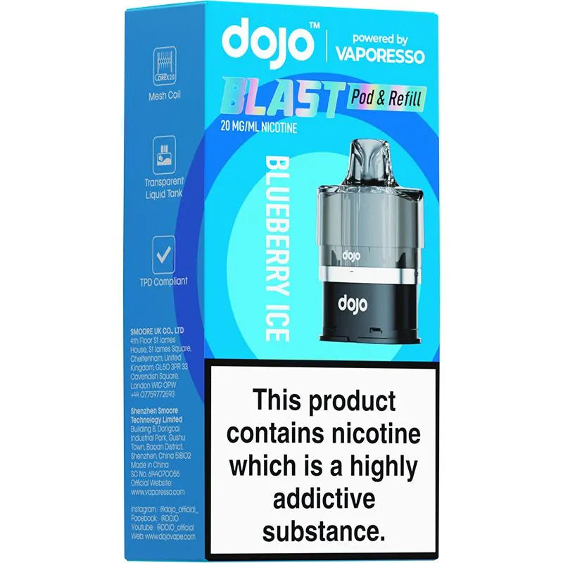 DOJO Blast 6000 Blueberry Ice Pod & Refill