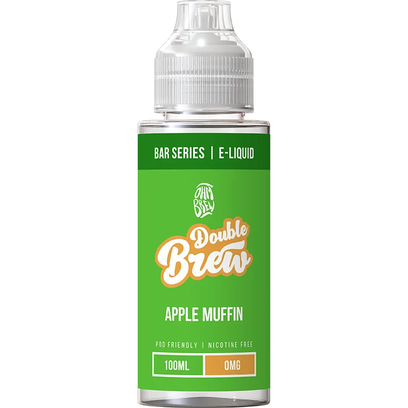 Double Brew Apple Muffin E-Liquid 100ml