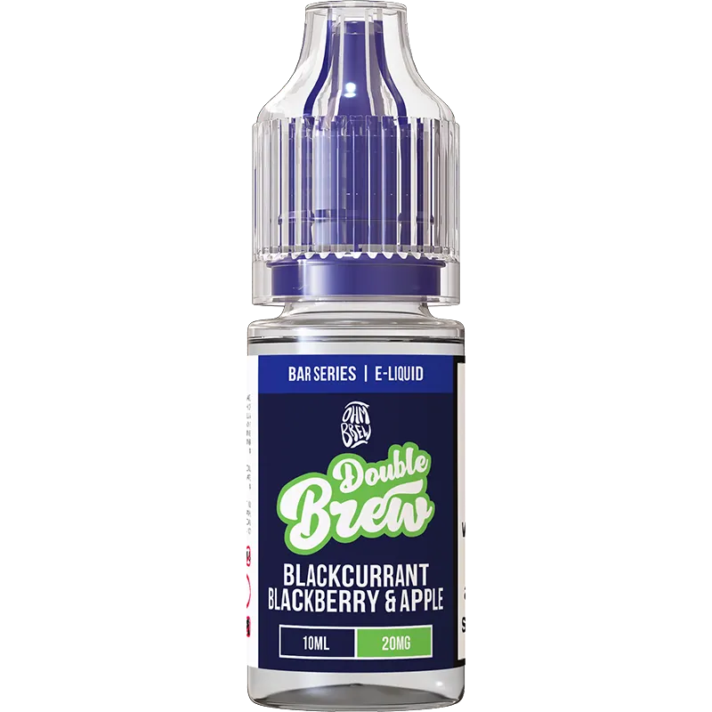 Double Brew Bar Series Blackcurrant Blackberry Apple E-Liquid 10ml