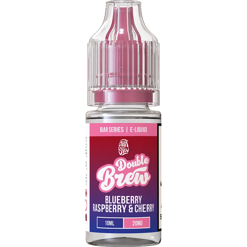 Double Brew Bar Series Blueberry Raspberry Cherry E-Liquid 10ml