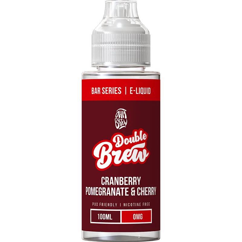 Double Brew Cranberry Pomegranate Cherry E-Liquid 100ml