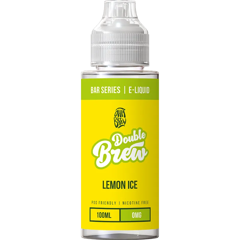 Double Brew Lemon Ice E-Liquid 100ml