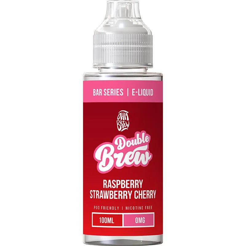 Double Brew Bar Series Strawberry Raspberry Cherry 100ml