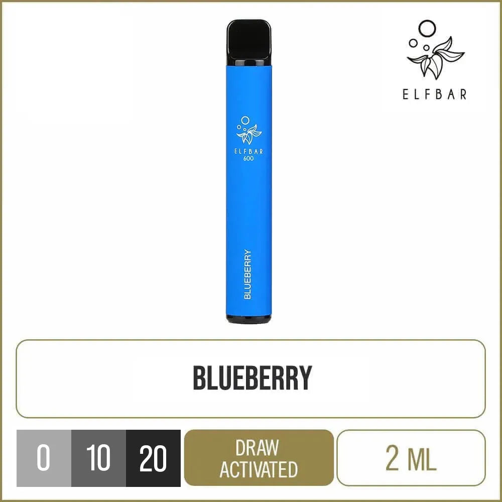 Elf Bar 600 Blueberry Disposable Vape