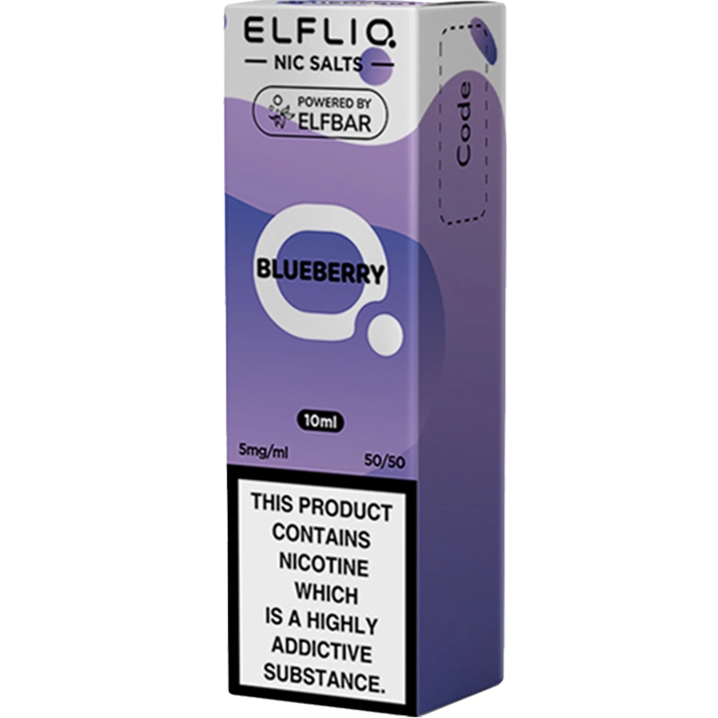 Blueberry ELFLIQ 5mg e-liquid box