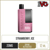 IVG Smart 5500 Strawberry Ice Rechargeable Disposable Vape 12ml