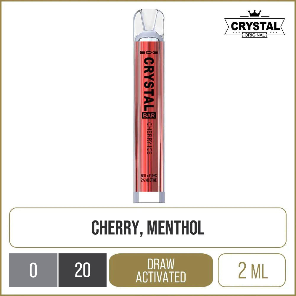 SKE Crystal Bar Cherry Ice Disposable Vape