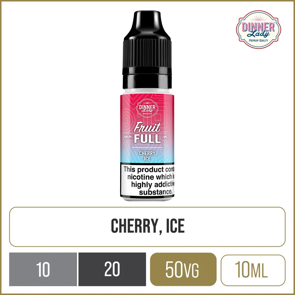 Dinner Lady Fruit Full Cherry Ice E-Liquid 10ml