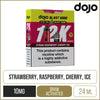 DOJO Blast 6000 12K Straw-Raspberry Cherry Ice Kit 24ml