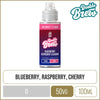 Double Brew Blueberry Raspberry & Cherry E-Liquid 100ml