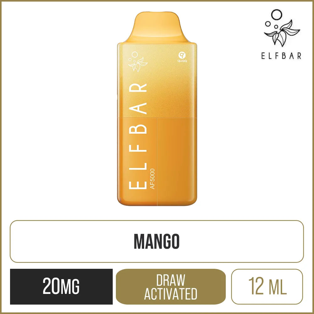 Elf Bar AF5000 Triple Mango Rechargeable Disposable Vape 12ml