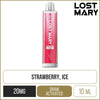 Hawcos x Lost Mary Pro Max 7000 Strawberry Ice Disposable Vape 10ml