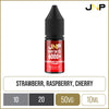 JNP Bar Salts 6000+ Strawberry Raspberry Cherry E-Liquid 10ml