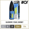 Riot X Blueberry & Peach Fizz E-Liquid 10ml