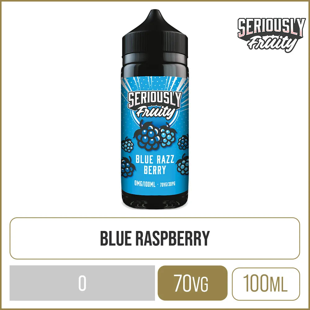 Seriously Fruity Blue Razz Berry E-Liquid 100ml