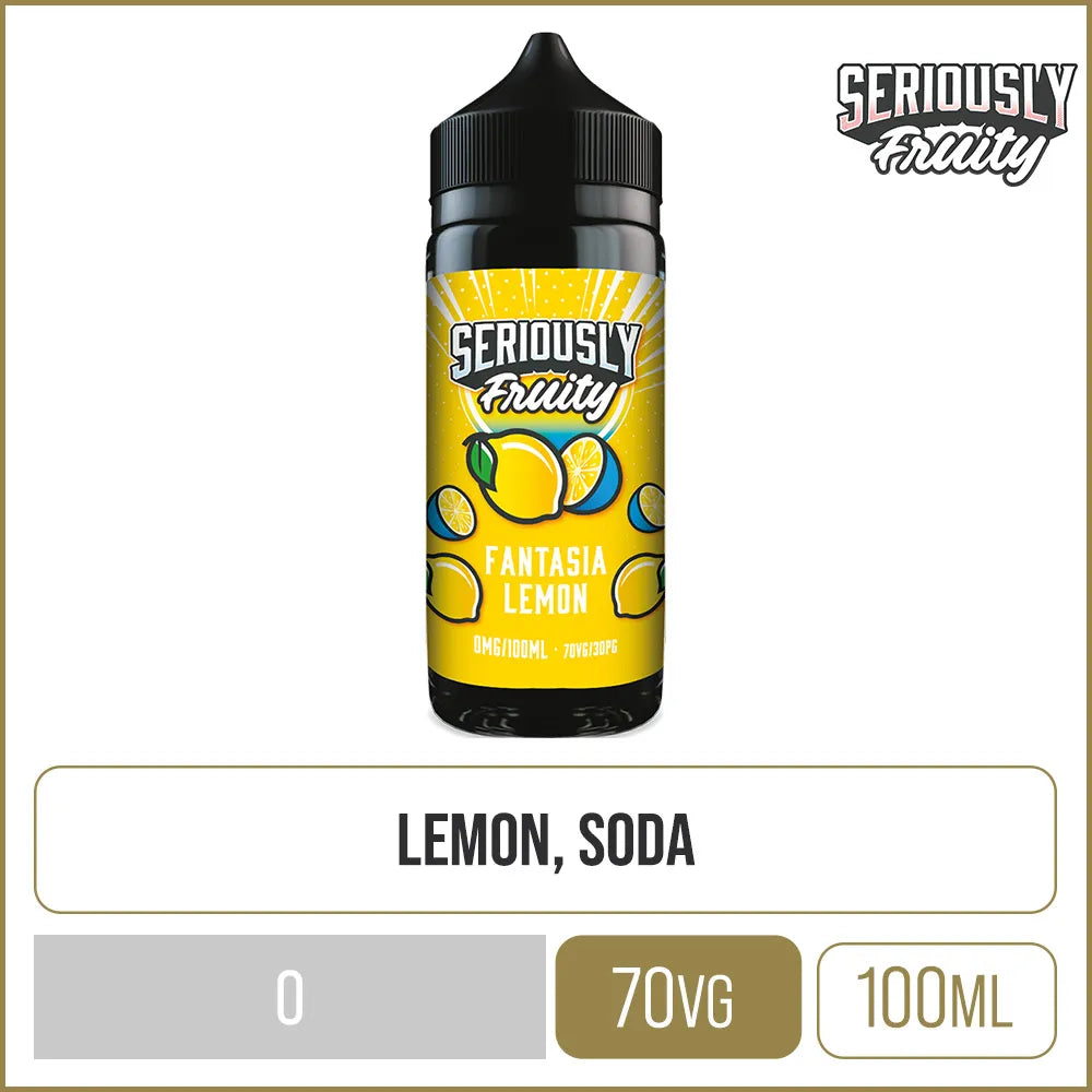 Seriously Fruity Fantasia Lemon E-Liquid 100ml