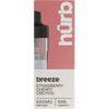 Hûrb Breeze Strawberry Cherry 1000mg CBD + CBG Pod 10ml