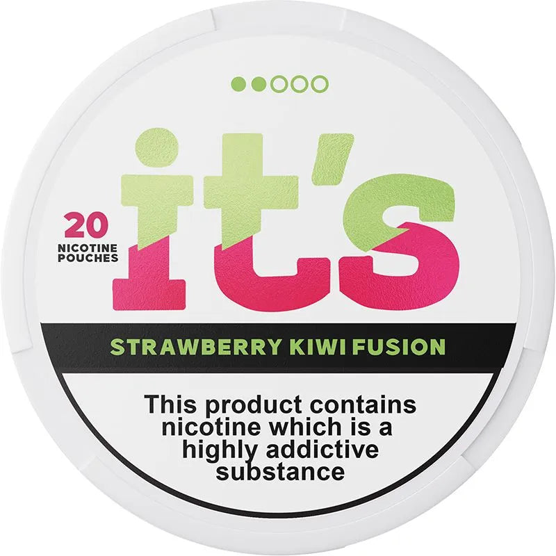 It's Strawberry Kiwi Fusion Nicotine Pouches 20 pack