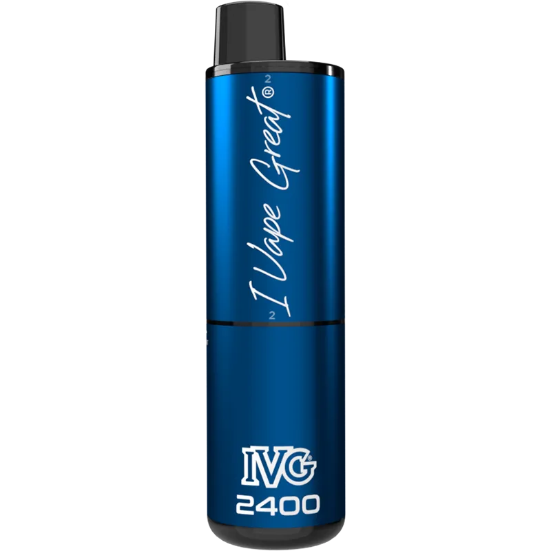 IVG 2400 Blue Raspberry Ice Disposable Vape 8ml