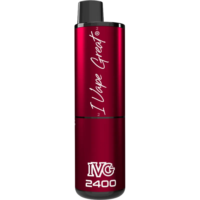 IVG 2400 Red Raspberry Edition Disposable Vape 8ml