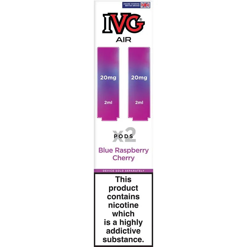 IVG Air Blue Raspberry Cherry Pods 2 Pack