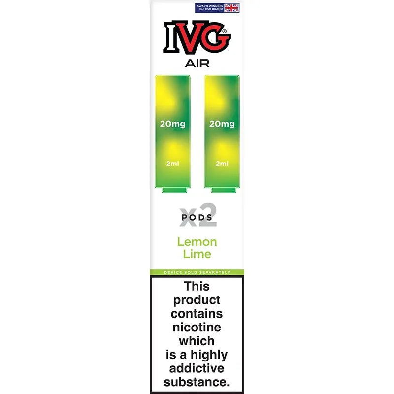 IVG Air Lemon Lime Pods 2 Pack