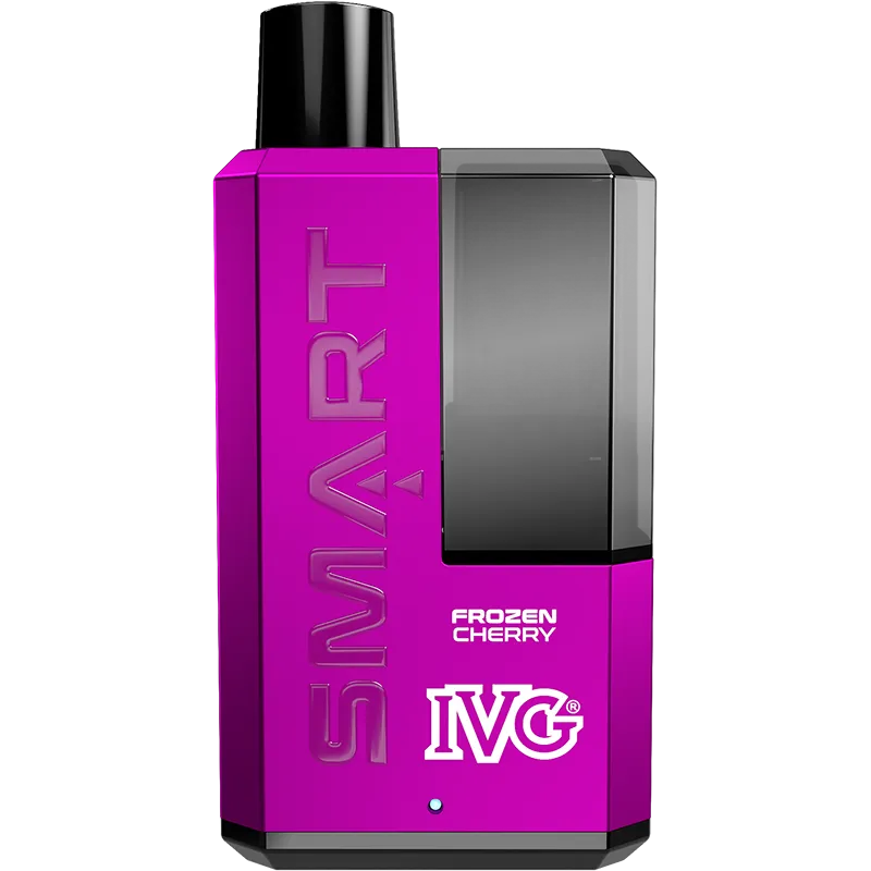 IVG Smart 5500 Frozen Cherry Rechargeable Disposable Vape 12ml