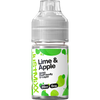 Lime & apple flavoured Just Mixx 20ml e-liquid on a white background.