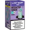 Menthol flavoured Lost Mary 4in1 3200 pod kit box on a white background