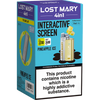 Pineapple ice flavoured Lost Mary 4in1 3200 pod kit box on a white background