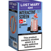 Strawberry ice flavoured Lost Mary 4in1 3200 pod kit box on a white background