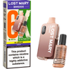 Lost Mary BM6000 cola flavoured disposable vape and box on a white background.