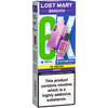 Grape flavoured Lost Mary BM6000 disposable vape box on a white background.