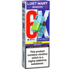 Menthol flavoured Lost Mary BM6000 disposable vape box on a white background.