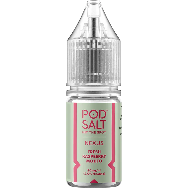 Pod Salt Nexus Fresh Raspberry Mojito E-Liquid 10ml