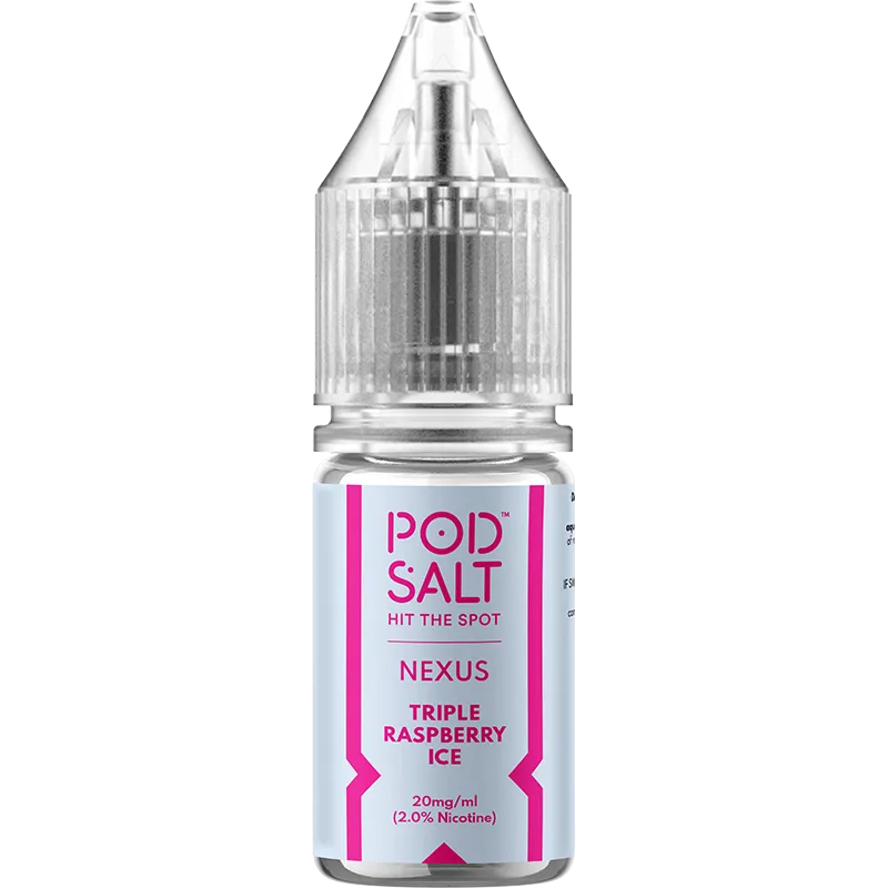 Pod Salt Nexus Triple Raspberry Ice E-Liquid 10ml