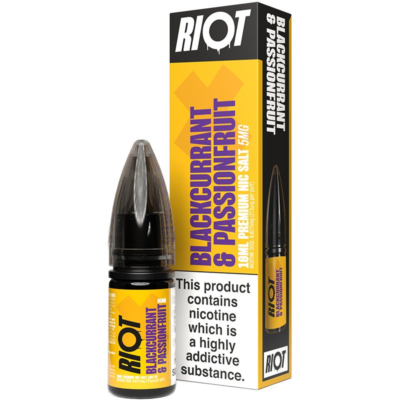 Riot X Blackcurrant & Passionfruit E-Liquid 10ml