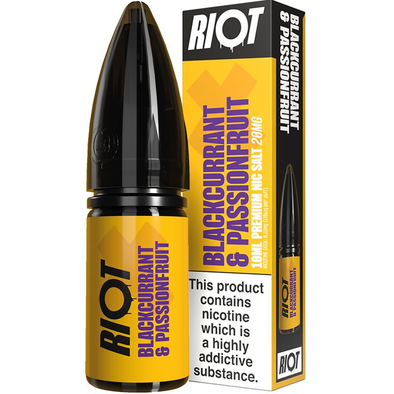 Riot X Blackcurrant & Passionfruit E-Liquid 10ml