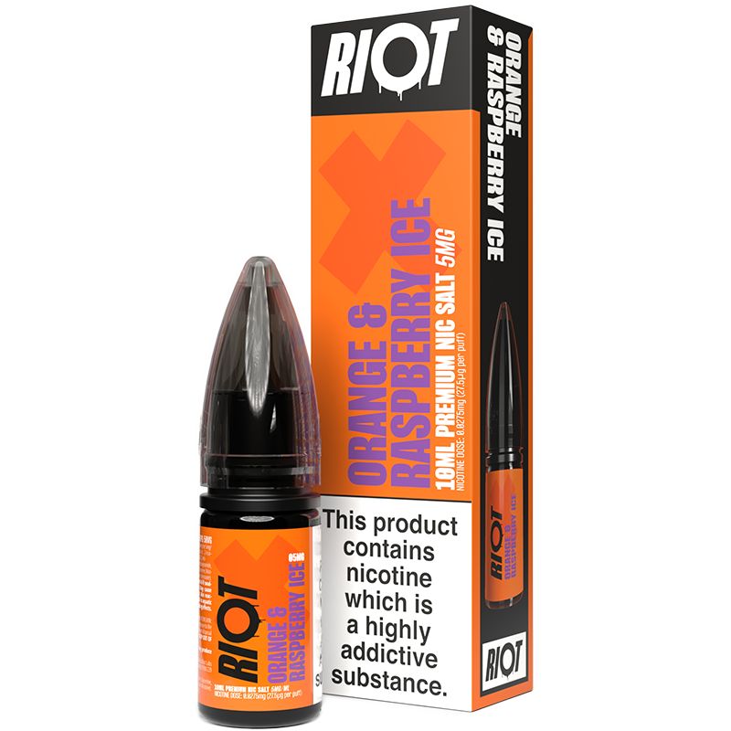 Riot X Orange & Raspberry Ice E-Liquid 10ml