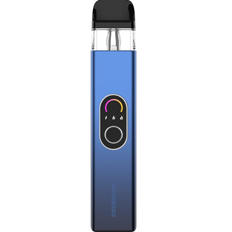 Vaporesso XROS 4 front in blue.