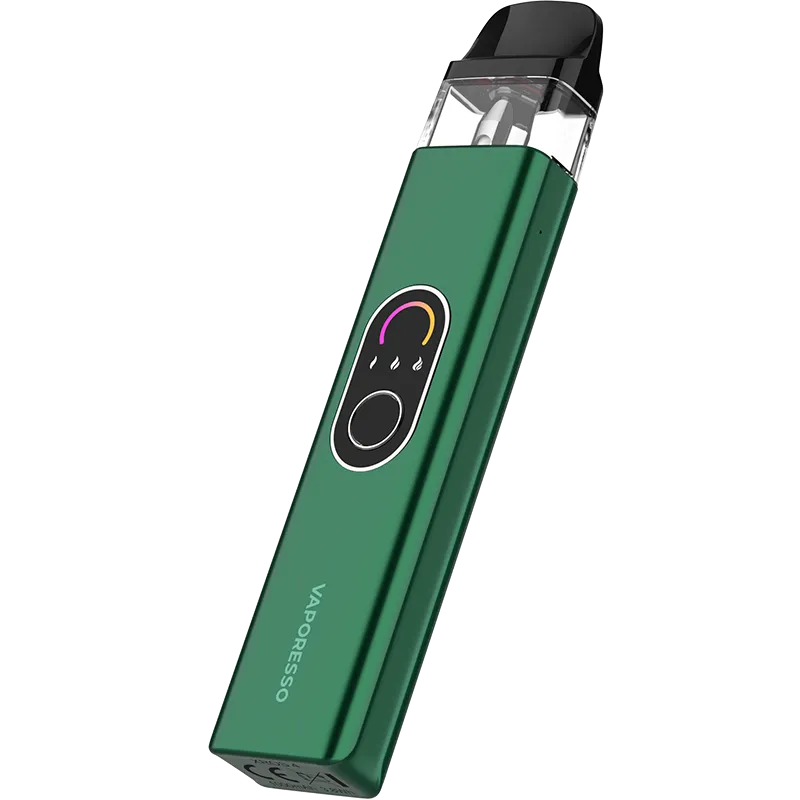 Vaporesso XROS 4 three quarter in green.