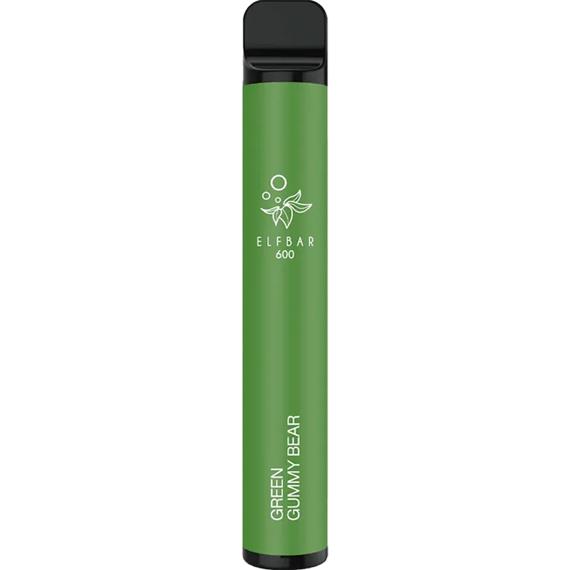 Elf Bar 600 Green Gummy Bear Disposable Vape