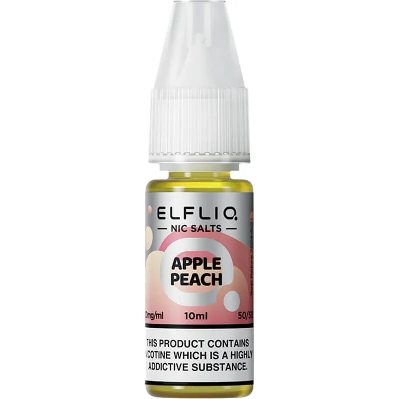 Elfliq by Elf Bar Apple Peach E-Liquid 10ml bottle