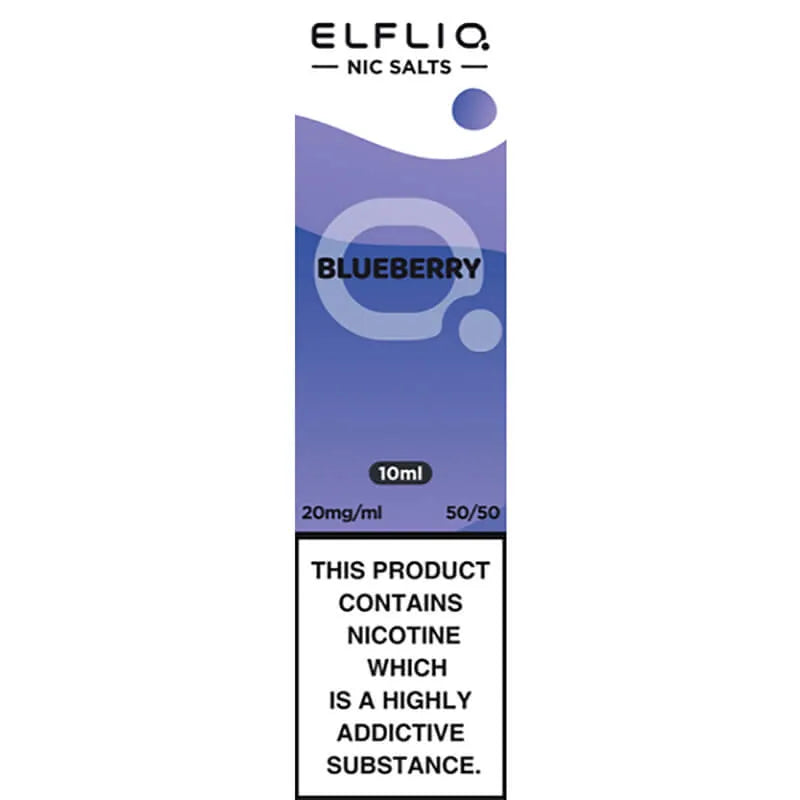 Elfliq by Elf Bar Blueberry E-Liquid 10ml box