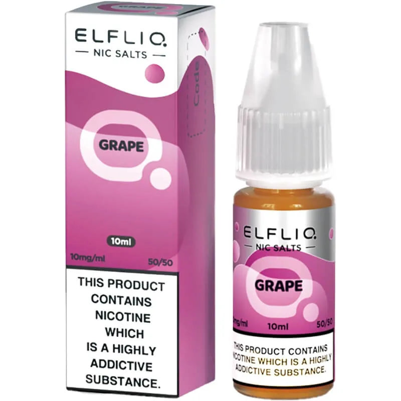 ELFLIQ by Elf Bar Grape E-Liquid 10ml