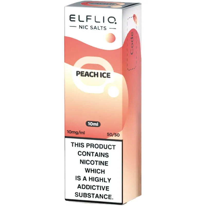 ELFLIQ by Elf Bar Peach Ice E-Liquid 10ml