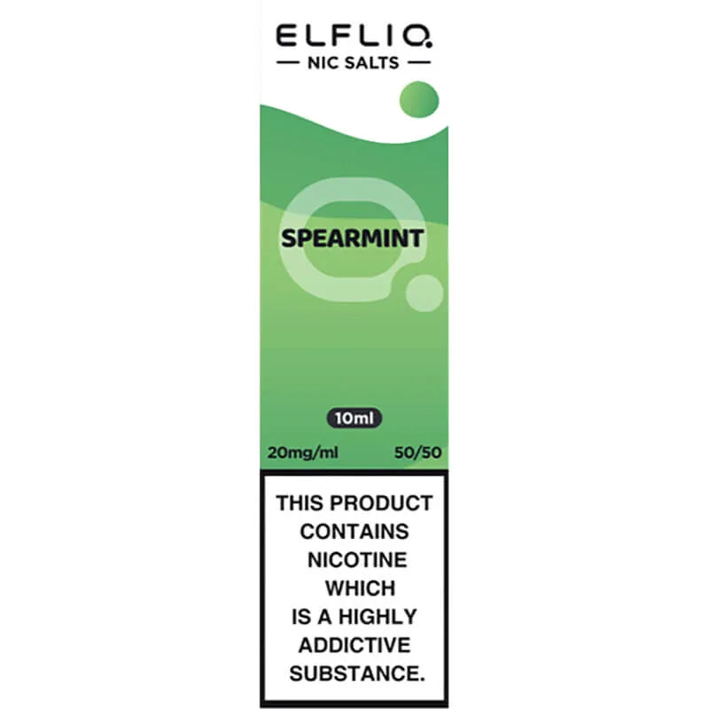 Elfliq by Elf Bar Spearmint E-Liquid 10ml box