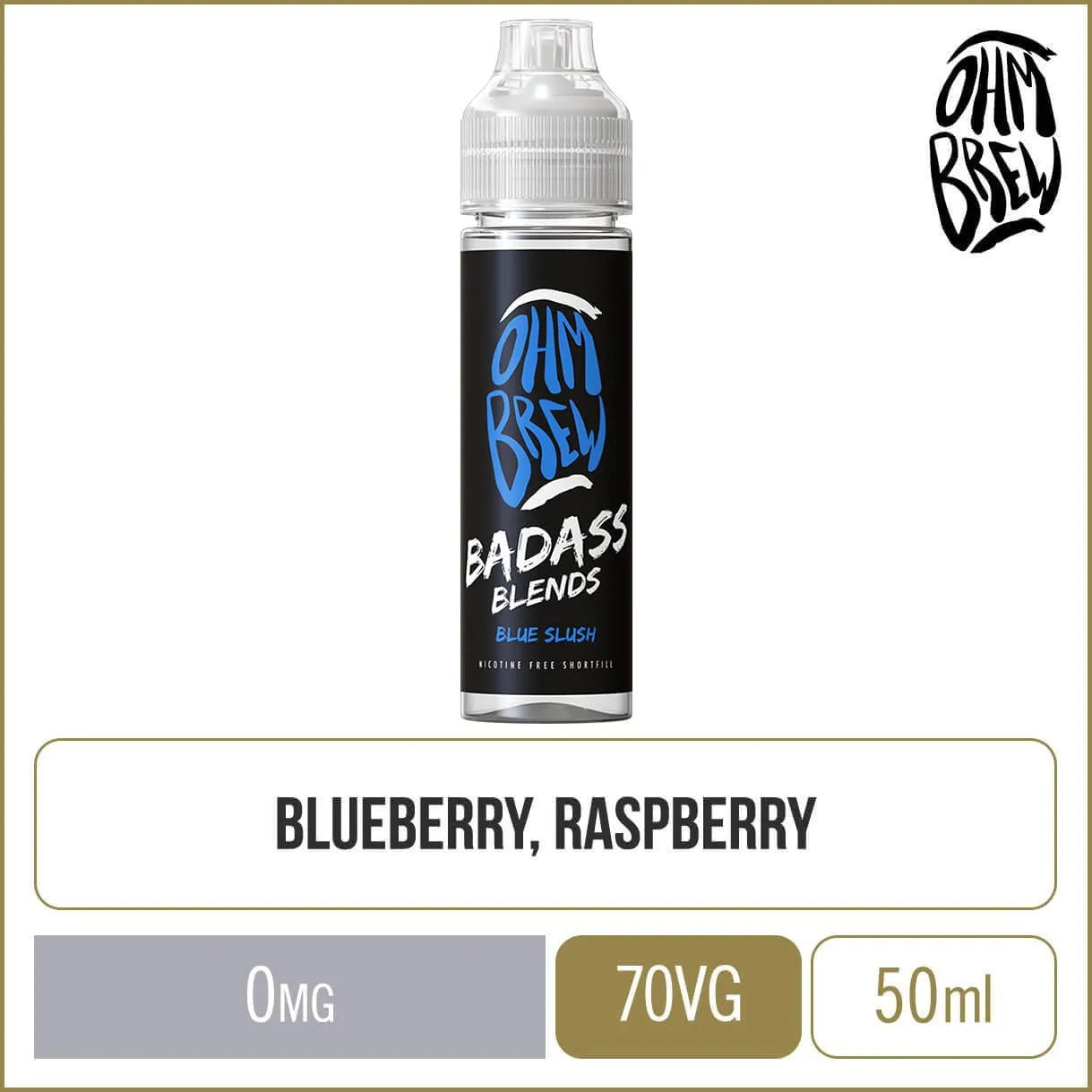 Ohm Brew Badass Blends Blue Slush 50ml